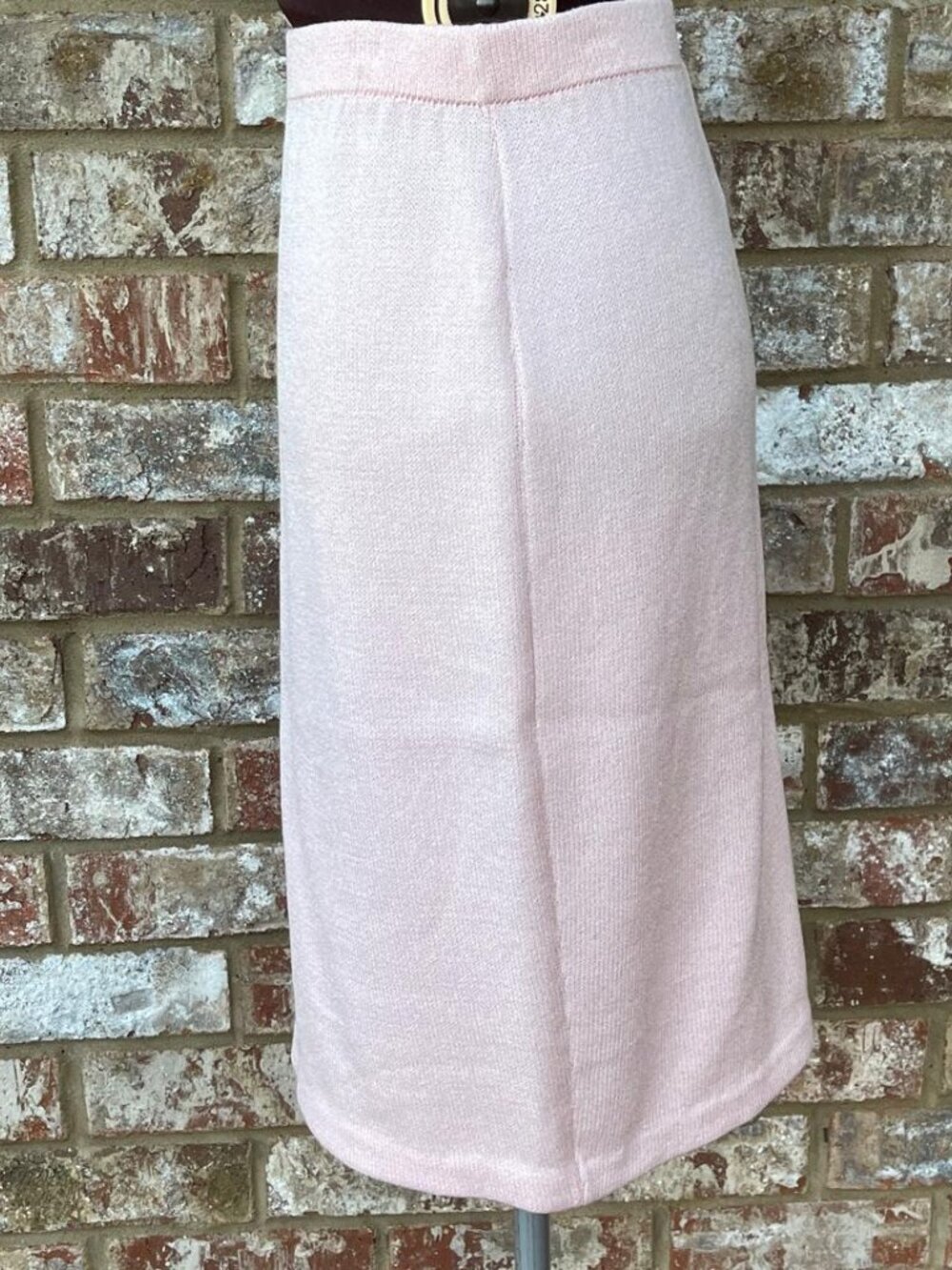 ST JOHN COLLECTION Pink Women's Santana Knit Skirt Size 12 - Picture 3 of 6